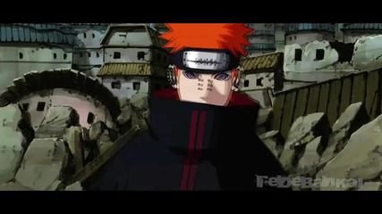 Naruto Shippuuden - Kakashi Vs Pain - Pillar Frontline 