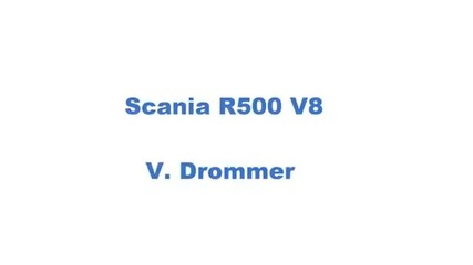 Scania R500 V8 V.drommer