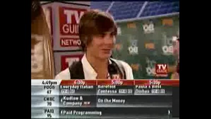 Zac Efron - Interview With TV Guide at the Teen Choice Awards