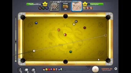 Theazeddine vs Kennyto 8 Ball Pool Gameplay
