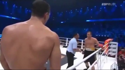 Wladimir Klitschko vs Francesco Pianeta Ko 6 Round Fight Box