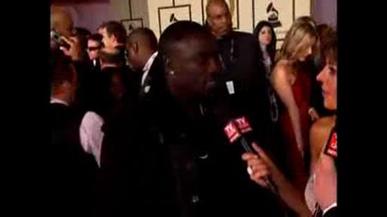 Grammy Awards 2008 Akon Interview