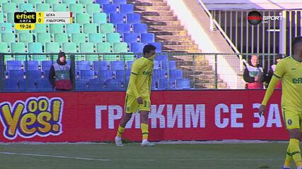 ЦСКА - Лудогорец 1:0 /първо полувреме/