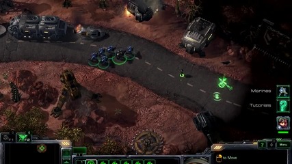 Starcraft 2 - 7 минути геймплей {720p}