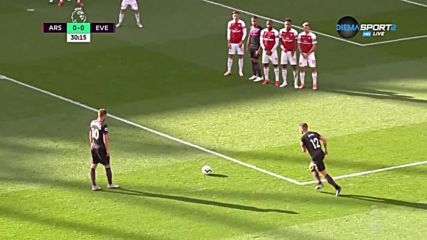 Арсенал - Евертън 0:0 /първо полувреме/
