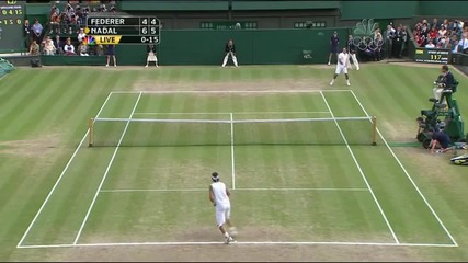 Wimbledon 2008 Final - Rafael Nadal vs Roger Federer - Set 2