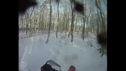 Winter H H Enduro Wooded Section Leisure Lakes Dec 2010