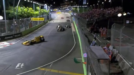 Най - доброто от Гран При на Сингапур Формула 1 2010 