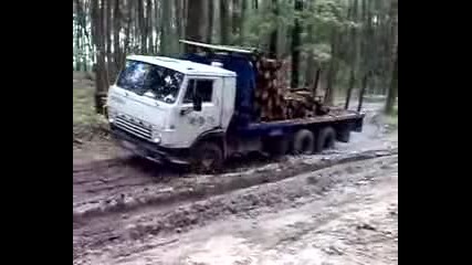 Невероятната руска машина Камаз - няма спиране 