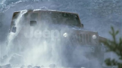 Jeep vs снежна лавина