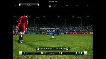 Pes 2012 free kick goal score