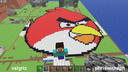 Minecraft - Angry birds