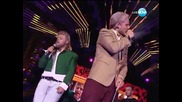 Ангел и Моисей на сцената на X Factor