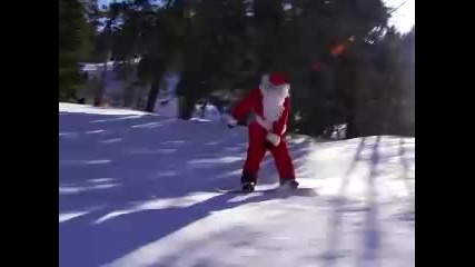 Snowboarding - Mountain High Santa - Pheel Good Inc 