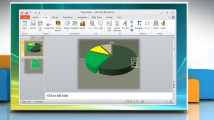 Microsoft® Powerpoint 2010: How to add soundtrack on Windows® Vista?