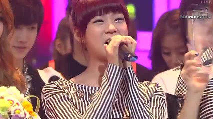 Today's Winner is Kara ~ Inkigayo (25.09.2011)