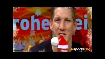 Честита Коледа от футболистите на Байерн Мюнхен