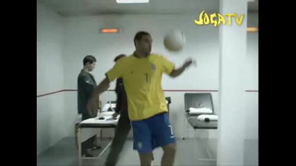 Ето как се подготвят бразилските футболисти преди мач