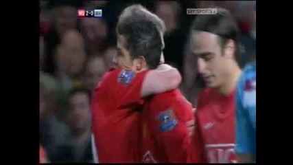 Manchester United vs West Ham United - Ronaldo 2nd Goal (berbatov Skill) - 29 10 08