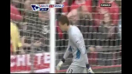 Man United - Arsenal 11/12 Гола на A.young