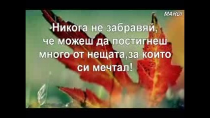 Никога не се отказвай