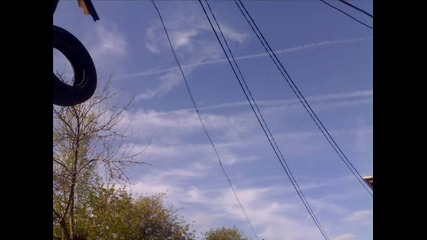 Chemtrails над София и Перник 02.май.2010г. 