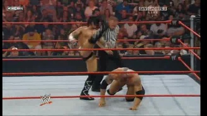 Raw 21.07.2008 - Батиста Срещу Си Ем Пънк За Титлата в Тежка Категория