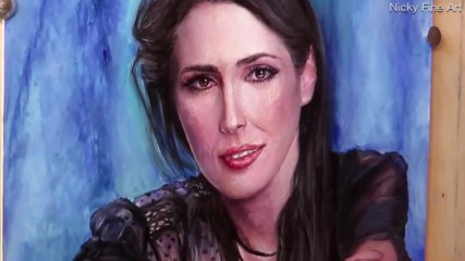 Sharon den Adel - Oil Portrait