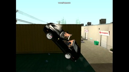 gta sa - Скок с превъртане