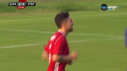 ЦСКА удвои преднината си над Етър