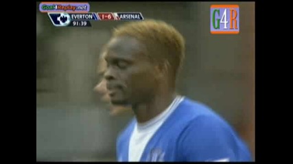 Everton - Arsenal 1 - 6 (1 - 6,  15 8 2009)