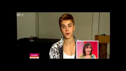 Justin Bieber's Video Message to Lorraine