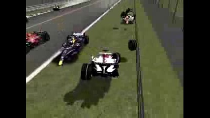 Формула1 Rfactor 2007 Катастрофа