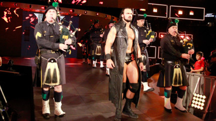 NYPD Pipes & Drums band leads Drew McIntyre's entrance to the ring: NXT TakeOver: Brooklyn III (WWE Network Exclusive)