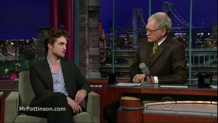 Hd Robert Pattinson - Late Show with David Letterman - Nov 18 2009 - Part 2 