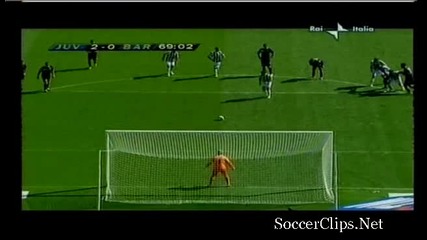 25.04.2010 Ювентус 3 - 0 Бари гол от дузпа на Дел Пиеро 