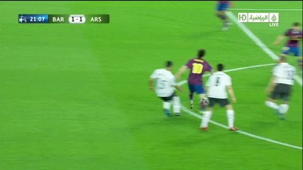 [hd] Барселона 4 - 1 Арсенал - Меси 1 - 1