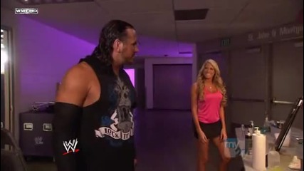 Matt Hardy Backstage w Kelly Kelly