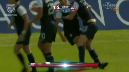 Секси мацка се опита да скъса мрежата с бомба с левичарката!