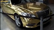 Mercedes S500 Golden chrome Edition
