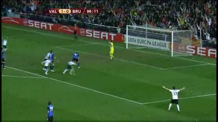 Лига Европа: Валенсия - Брюж 3:0 (сл. пр.) 