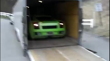 Delivery / Unloading Lamborghini Gallardo 