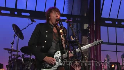 Bon Jovi - Livin #39; On A Prayer (live on Letterman) 