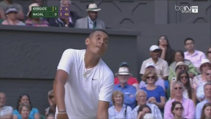 Nadal vs Kyrgios - Wimbledon 2014