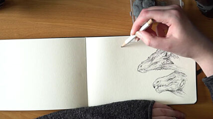 Doodle time 04 sketchbook dragons doodles no expectations traditional art isvoc_1080pfh