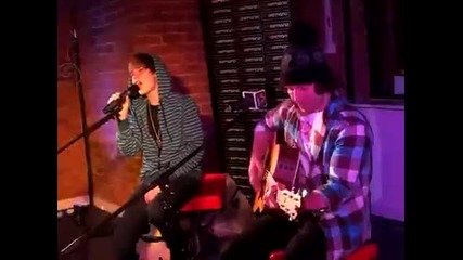 Justin Bieber - Baby at a private concert performing to an audience for the first time 