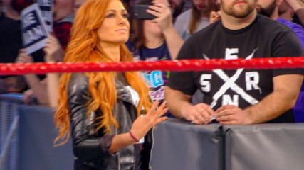 The moment that didn't air on Raw between Becky Lynch and Bayley