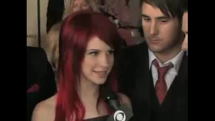 The 50th Grammy Awards - Paramore Red Carpet Interview.avi