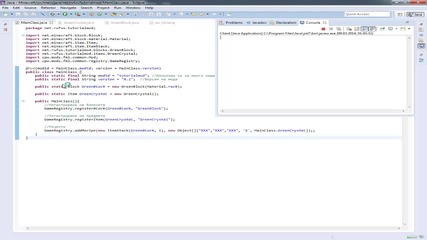 [1.7.2] Moding tutorials #2 -- Блок, предмет и рецепта