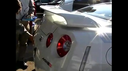 Mines R35 New Gt - R prepping Nav for Time Attack 